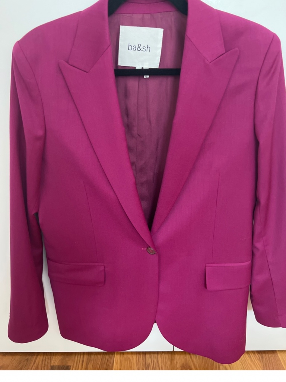 Fuchsia Oversized Blazer - ba&sh - Picture 2 of 3